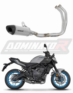 Yamaha MT 07 2025 Impianto di scarico Collettori Marmitta Silenziatore Titanio HP8 + dB killer