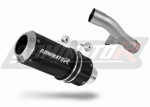 Honda CBF 600 2004 - 2007 Terminale di Scarico Marmitta Silenziatore GP NERO + dB killer