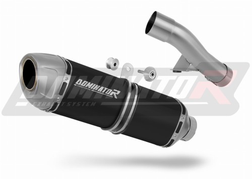 exhaust muffler DOMINATOR S6 BLACK fits to Honda CBF 600 2004  2007