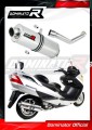 BURGMAN 400 EXHAUST Suzuki Muffler Auspuff Sportauspuff Silencer Echappement Silencieux Scarico Scarichi Escape Wydech Tłumik OVAL 2003 - 2006 Dominator 