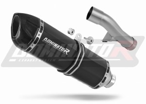 Honda CBF 600 2004 - 2007 Terminale di Scarico Marmitta Silenziatore HP1 NERO + dB killer