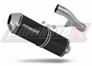 Honda CBF 600 2004 - 2007 Terminale di Scarico Marmitta Silenziatore OVR NERO + dB killer