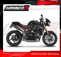 Triumph Speed Triple 1050 2011 2016 motorcycle Exhaust Muffler Auspuff Sportauspuff Silencer Echappement Silencieux Scarico Scarichi Escape Wydech Tłumik HP8 Black Dominator 3