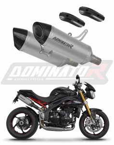 Triumph Speed Triple 1050 2011 - 2016 Terminale di Scarico Marmitta Silenziatore Titanio HP8 + dB killer
