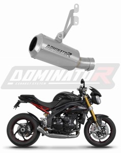 Triumph Speed Triple 1050 2011 - 2016 Low Level Terminale di Scarico Marmitta Silenziatore GPS + dB killer