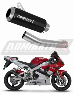 Yamaha YZF R1 1000 RN04 2000 - 2001 Terminale di Scarico Marmitta Silenziatore GP NERO + dB killer