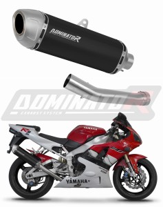Yamaha YZF R1 1000 RN04 2000 - 2001 Exhaust Silencer Muffler S6 BLACK + dB killer