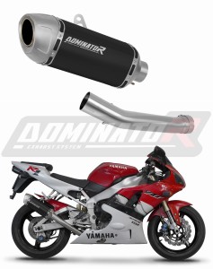 Yamaha YZF R1 1000 RN04 2000 - 2001 Terminale di Scarico Marmitta Silenziatore S6 Shorty NERO + dB killer