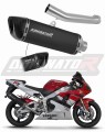 scarico silenziatore DOMINATOR omologato HP6 nero adatto alla moto Yamaha YZF R1 1000 RN04 2000 - 2001