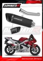 scarico silenziatore DOMINATOR omologato HP6 nero adatto alla moto Yamaha YZF R1 1000 RN04 2000 - 2001 2