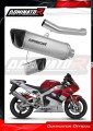 scarico silenziatore DOMINATOR omologato titanio HP6 adatto alla moto Yamaha YZF R1 1000 RN04 2000 - 2001 2