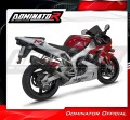 exhaust muffler DOMINATOR homologated road legal HP6 BLACK fits to Yamaha YZF R1 1000 RN01 1998  1999 4