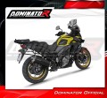 exhaust muffler DOMINATOR P7 BLACK fits to Suzuki DL 650 VStrom 2017  2025 4