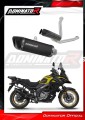 exhaust muffler DOMINATOR HP6 BLACK fits to Suzuki DL 650 VStrom 2017  2025 2