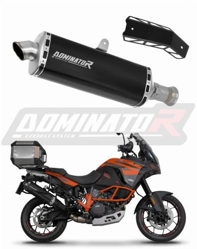 KTM 1090 Adventure R 2017 2019 Motorcycle Muffler Auspuff Sportauspuff Silencer Echappement Silencieux Scarico Scarichi Escape Wydech Tłumik P7 BLACK Dominator Exhaust System x