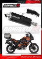 scarico silenziatore DOMINATOR P7 nero adatto alla moto KTM 1090 Adventure / R 2017 - 2019 2