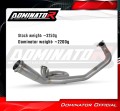 decat mid muffler DOMINATOR Mid Pipe fits to KTM 1190 Adventure / R 2013  2016 5