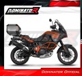 exhaust muffler DOMINATOR HP7 BLACK fits to KTM 1190 Adventure / R 2013  2016 4