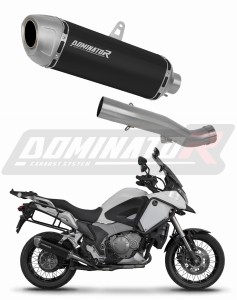 Honda VFR 1200X Crosstourer 2012 - 2020 Terminale di Scarico Marmitta Silenziatore S6 NERO + dB killer