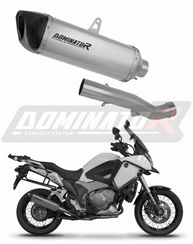 scarico silenziatore DOMINATOR titanio HP6 adatto alla moto Honda VFR 1200X Crosstourer 2012 - 2020