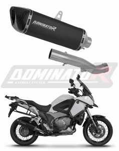 Honda VFR 1200X Crosstourer 2012 - 2020 Terminale di Scarico Marmitta Silenziatore HP6 NERO + dB killer
