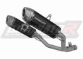 Suzuki GSXR 1000 K9 L0 L1 2009 2011 Motorcycle Muffler Auspuff Sportauspuff Silencer Echappement Silencieux Scarico Scarichi Escape Wydech Tłumik S6 Black Twin Dominator Exhaust System x