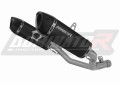 scarico silenziatore DOMINATOR HP6 nero adatto alla moto Suzuki GSXR 1000 K9 L0 L1 2009 - 2011