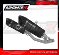 scarico silenziatore DOMINATOR HP6 nero adatto alla moto Suzuki GSXR 1000 K9 L0 L1 2009 - 2011 2