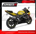 scarico silenziatore DOMINATOR HP6 nero adatto alla moto Suzuki GSXR 1000 K1 - K4 2001 - 2004 4