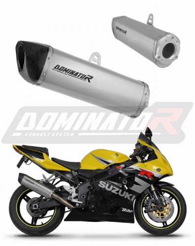 exhaust muffler DOMINATOR titanium HP6 fits to Suzuki GSXR 1000 K1  K4 2001  2004 6