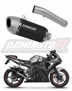 Yamaha YZF R6 2003 - 2005 Terminale di Scarico Marmitta Silenziatore S6 Shorty NERO + dB killer