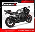 scarico silenziatore DOMINATOR S6 Shorty nero adatto alla moto Yamaha YZF R6 2003 - 2005 4