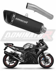 Yamaha YZF R6 2003 - 2005 Terminale di Scarico Marmitta Silenziatore HP6 NERO + dB killer