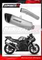 scarico silenziatore DOMINATOR titanio HP6 adatto alla moto Yamaha YZF R6 2003 - 2005