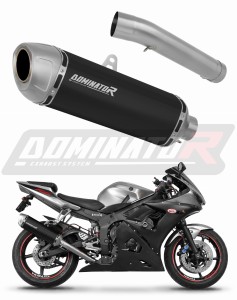 Yamaha YZF R6 2003 - 2005 Terminale di Scarico Marmitta Silenziatore S6 NERO + dB killer