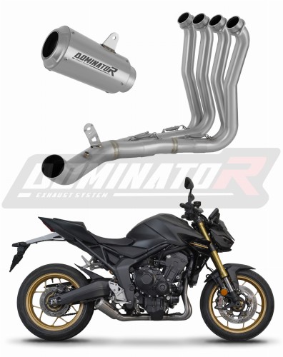 impianto di scarico completo con silenziatore DOMINATOR Full System GPS adatto alla moto Honda CB 1000 Hornet / SP 2025