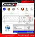 impianto di scarico completo con silenziatore DOMINATOR Full System GPS adatto alla moto Honda CB 1000 Ho