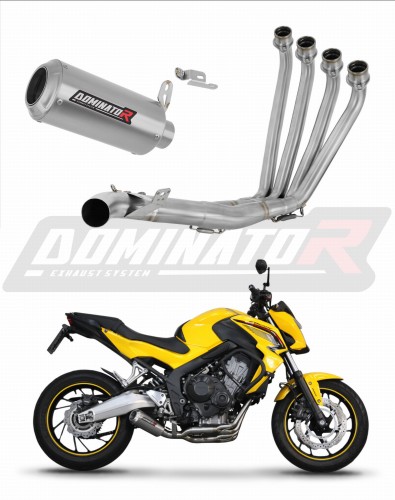 impianto di scarico completo con silenziatore DOMINATOR Full System GP adatto alla moto Honda CBR 650 F 2014 - 2018 7