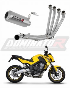 Honda CB 650 F 2014 - 2018 Full Exhaust System Collector Silencer GP + dB killer medium