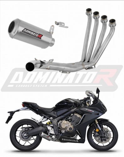Honda CB 650R 2019 - 2023 Full  Exhaust System Muffler Auspuff Sportauspuff Silencer Echappement Silencieux Scarico Scarichi Escape Collector Manifold Wydech Tłumik GP DOMINATOR EXHAUST SYSTEM x