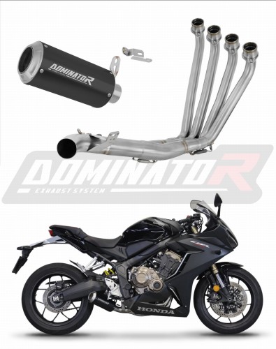 Honda CB 650 R 2019 - 2023 Full system Kolektor wydech Tłumik GP BLACK + dB killer medium