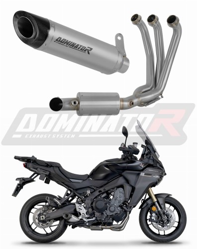 impianto di scarico completo con silenziatore DOMINATOR Full System titanio HP8 EX adatto alla moto Yamaha Tracer 9 / GT 2025 - 2026