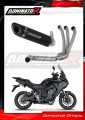 impianto di scarico completo con silenziatore DOMINATOR Full System HP8 nero adatto alla moto Yamaha Tracer 9 / GT 2025 - 2026 2