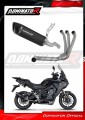 impianto di scarico completo con silenziatore DOMINATOR Full System HP6 nero adatto alla moto Yamaha Tracer 9 / GT 2025 - 2026 2
