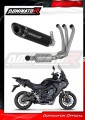 impianto di scarico completo con silenziatore DOMINATOR Full System HP8 nero EX adatto alla moto Yamaha Tracer 9 / GT 2025 - 2026 2