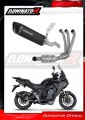 impianto di scarico completo con silenziatore DOMINATOR Full System HP6 nero EX adatto alla moto Yamaha Tracer 9 / GT 2025 - 2026 2