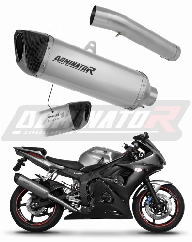 Yamaha YZF R6 2003 2005 Motorcycle Muffler Auspuff Sportauspuff Silencer Echappement Silencieux Scarico Scarichi Escape Wydech Tłumik HP6 EU Approved Titanium Dominator Exhaust System x