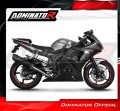 wydech tłumik DOMINATOR Homologowany HP6 CZARNY pasujący do motocykla Yamaha YZF R6 2003 - 2007 3