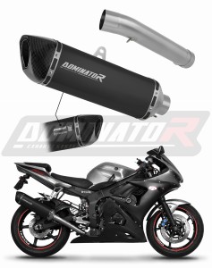 Yamaha YZF R6 2003 - 2005 EU Omologato approvato Terminale di Scarico Silenziatore HP6 BLACK + dB killer