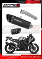 scarico silenziatore DOMINATOR omologato HP6 nero adatto alla moto Yamaha YZF R6 2003 - 2007 6